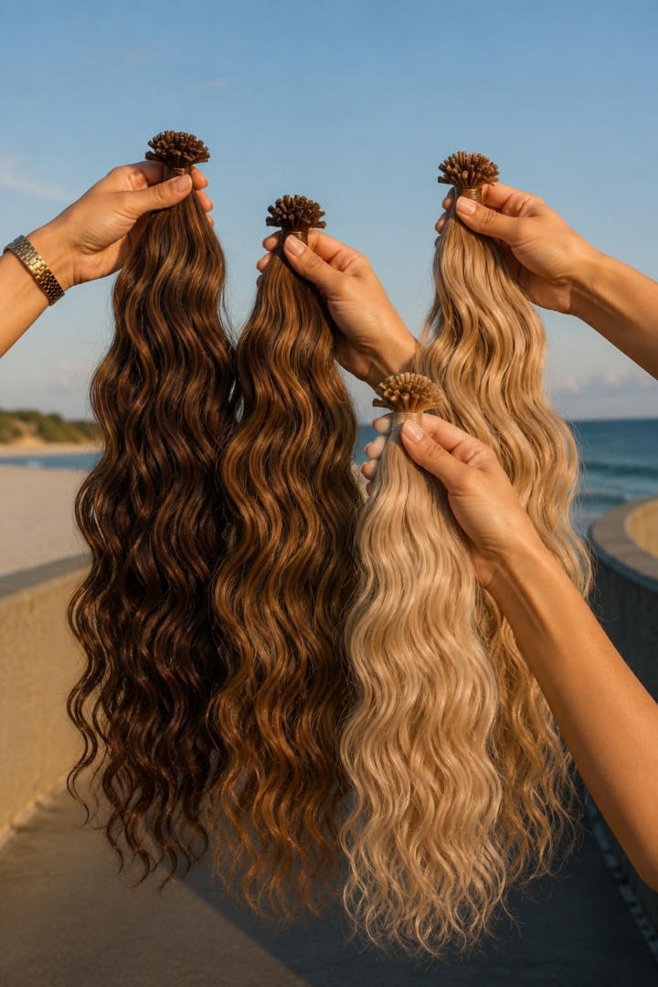 Keratin Bond Hair Extensions – Professional Colour Matching and Blending